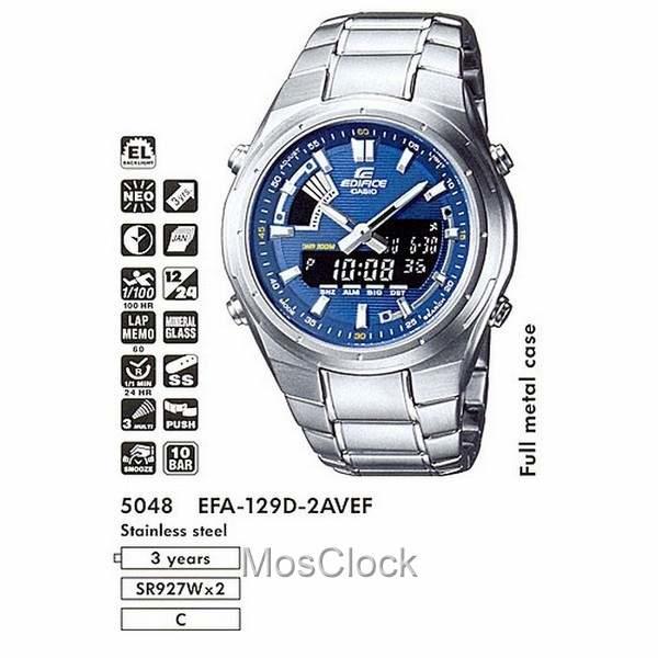 Casio Edifice EFA-129D-2A