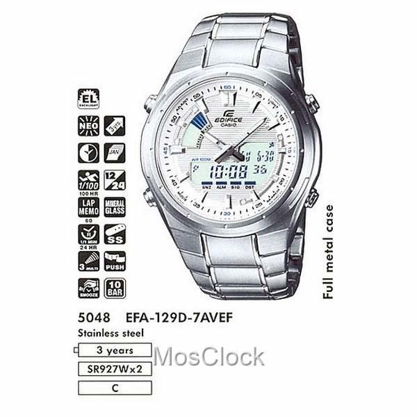 Casio Edifice EFA-129D-7A