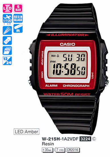 Casio W-215H-1A2