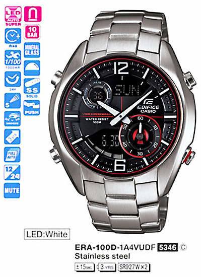 Casio Edifice ERA-100D-1A4