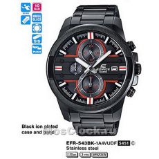 Наручные часы Casio Edifice EFR-543BK-1A4