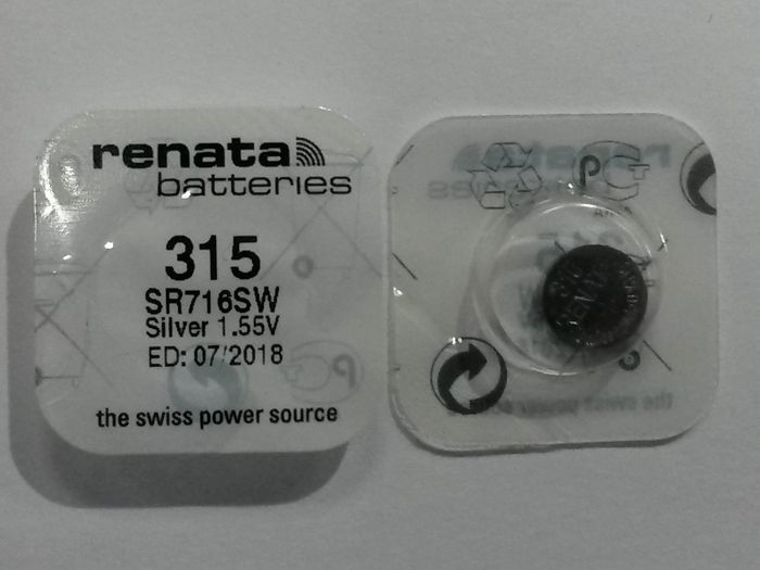 Батарейка часовая RENATA 315 Батарейка часовая RENATA 315
