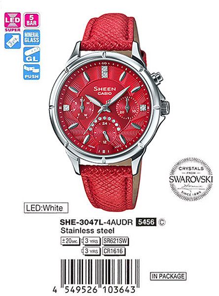 Casio SHE-3047L-4A
