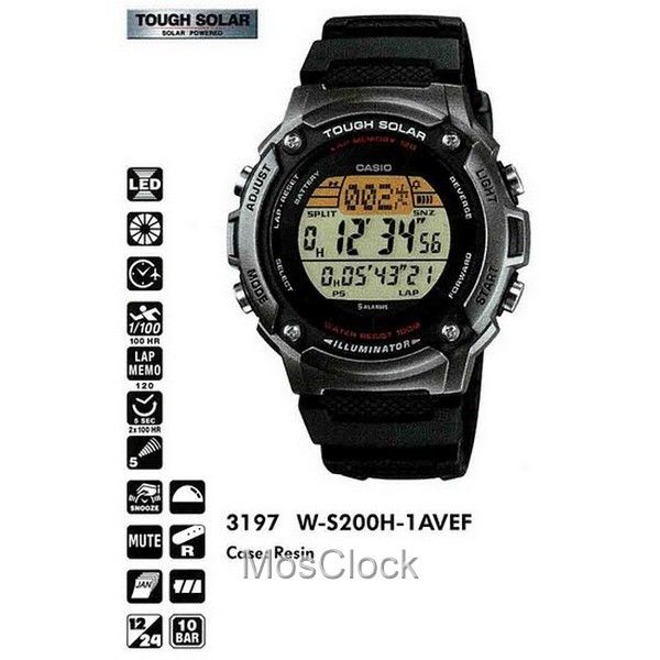 Casio W-S200H-1A Casio W-S200H-1A