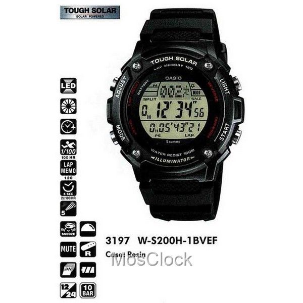 Casio W-S200H-1B