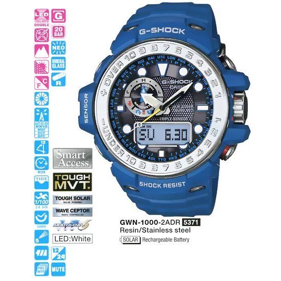Casio G-Shock GWN-1000-2A Casio G-Shock GWN-1000-2A