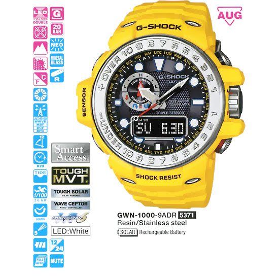 GWN 1000 9A CASIO G SHOCK MosClock