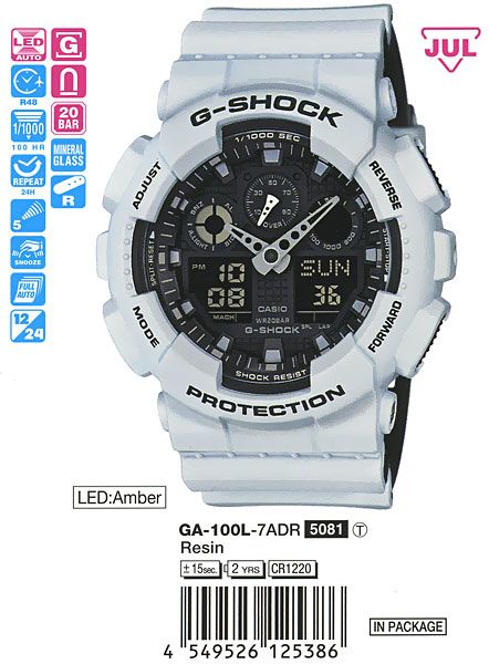 GA 100L 7A CASIO G SHOCK MosClock