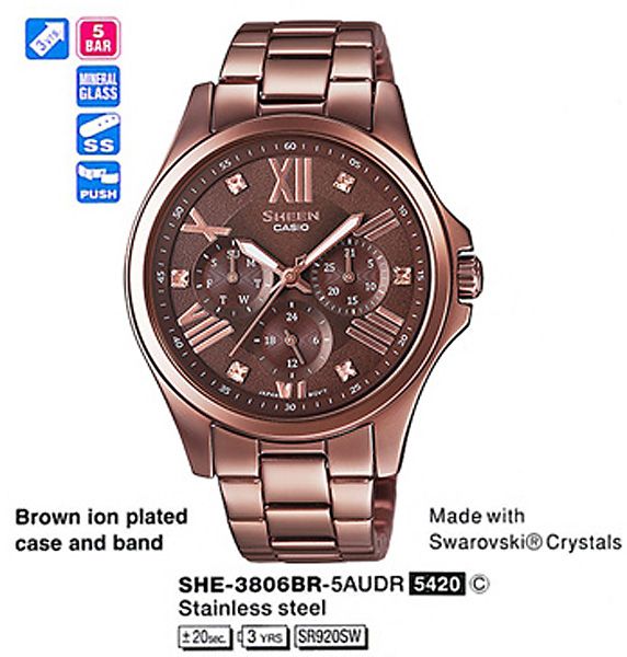 Casio SHE-3806BR-5A
