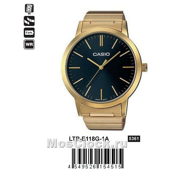 Casio LTP-E118G-1A