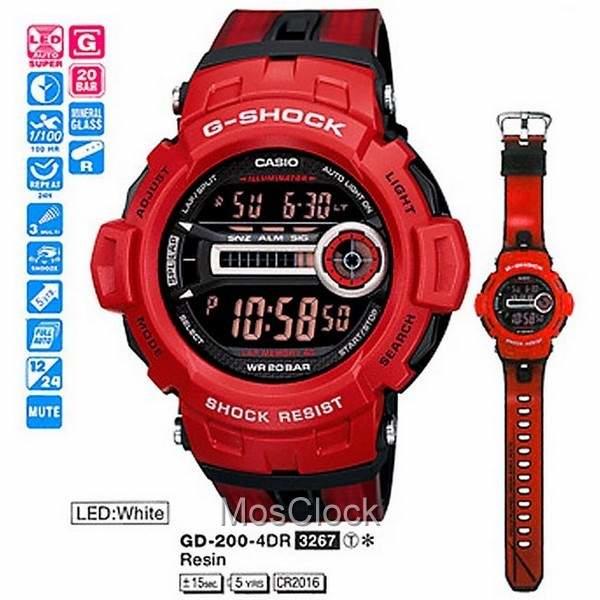 Casio G-Shock GD-200-4E Casio G-Shock GD-200-4E