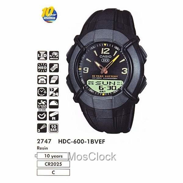Casio HDC-600-1B