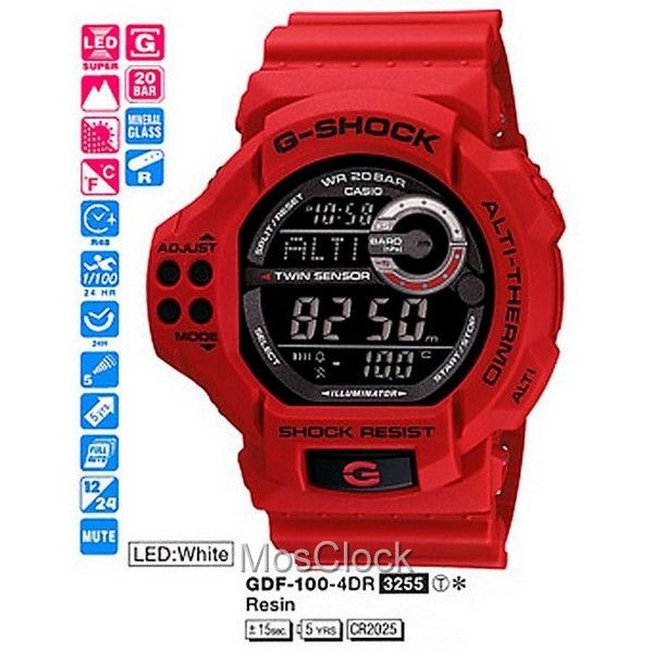 Casio G-Shock GDF-100-4E Casio G-Shock GDF-100-4E