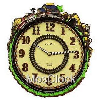 Часы с паровозом La Mer GF001001