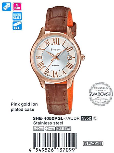 Casio SHE-4050PGL-7A