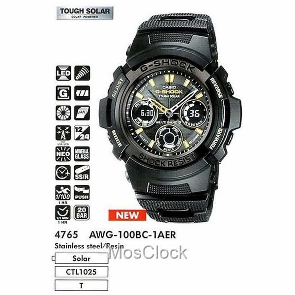 Casio G-Shock AWG-100BC-1A Casio G-Shock AWG-100BC-1A