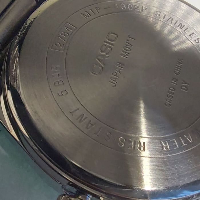 Casio MTP-1302PD-7B задняя крышка